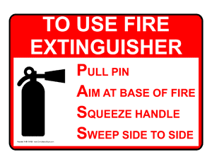 How to use a Fire Extinguisher